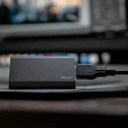 Disque Dur Externe PNY Elite USB 3.1 240 Go Gris Foncé