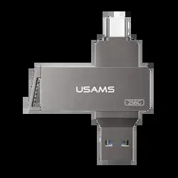 Clé USB 3.0 + Type-C Usams 256 Go Noir