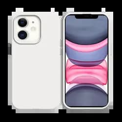 Coque Silicone Compatible pour Apple iPhone 11 Blanc