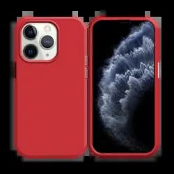 Coque Silicone Compatible pour Apple iPhone 11 Pro Rouge