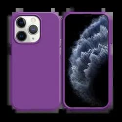 Coque Silicone Compatible pour Apple iPhone 11 Pro Max Mauve