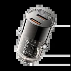 Chargeur Allume-Cigare Yesido SUPER FAST (2x USB-C PD30W) Noir