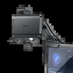 Support Smartphone pour Voiture Yesido Fixation sur Angle d'Écran Noir