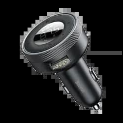 Transmetteur FM Bluetooth & Chargeur Voiture Baseus Noir