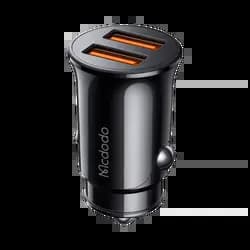 Chargeur Allume-Cigare Mcdodo 2x USB 12W Noir